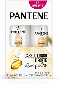 KIT PANTENE  LONGO E FORTE SHAMPOO + CONDICIONADOR 175ML CADA