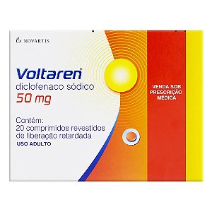 VOLTAREN 50MG  20CPR REV