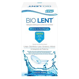 Solução Para Lentes De Contato Bio Lent 470ml