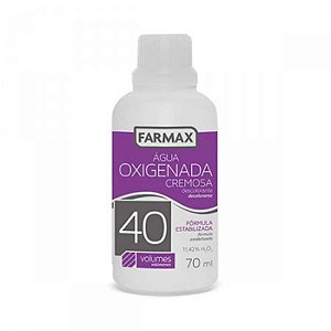 AGUA OXIGENADA 40 VOL CREMOSA 70ML FARMAX