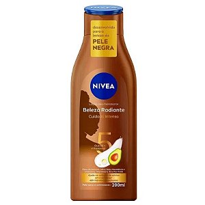 LOCAO HIDRATANTE NIVEA BELEZA RADIANTE PELE NEGRA 200ML