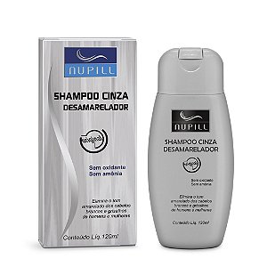 SHAMPOO NUPILL CINZA DESAMARELADOR 120ML