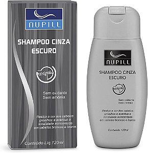 SHAMPOO NUPILL CINZA ESCURO 120ML