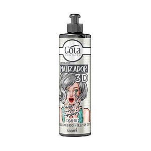 CONDICIONADOR MATIZADOR 3D GRAFITE 300ML - GOTA DOURADA