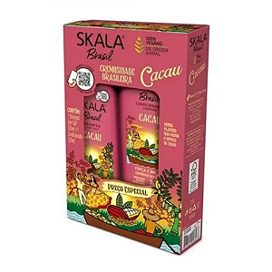 KIT SHAMPOO +CONDICIONADOR  SKALA CACAU 325ML CADA