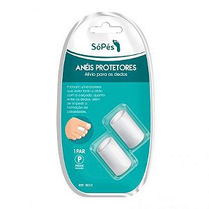 ANEIS PROTETORES PARA DEDOS GEL SO PES PAR TAM.P