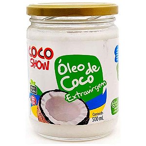 OLEO DE COCO 500ML EXTRA VIRGEM COCO SHOW COPRA