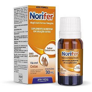 Norifer gotas Sabor Chocomenta 30ml Arte Nativa