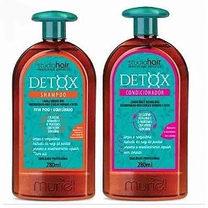 Kit Muriel Detox Shampoo e Condicionador 280ml cada