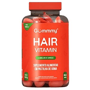 Suplemento Alimentar Gummy Hair Vitamin Melancia 60 Gomas