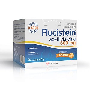 FLUCISTEIN ACETILCISTEINA 600MG 16 SACHES