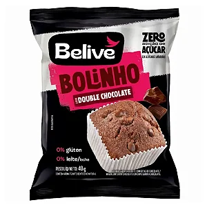 MUFFIN BELIVE CHOCOLATE ZERO ACUCAR 40G