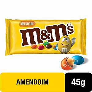 CHOCOLATE AO LEITE M &M AMENDOIM 45GR