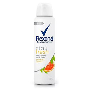 DESODORANTE REXONA AEROSOL WOMAN 150ML POMELO   VERBENA