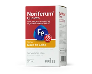 NORIFERUM 50MG/ML 30ML SABOR DOCE DE LEITE KRESS