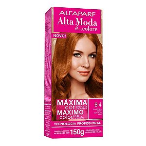 TINTURA ALTA MODA 8.4 LOURO CLARO COBRE