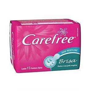 ABS PROTETOR DIARIO CAREFREE BRISA S/ PERFUME C/ 15