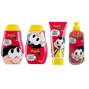 KIT TURMA DA MONICA MAGALI (4 PRODUTOS)