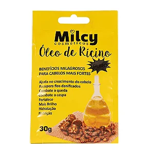 TRATAMENTO CAPILAR MILCY SACHE OLEO DE RICINO 30G
