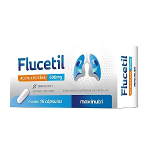 FLUCETIL 600MG ZERO ACUCAR 16CAPS