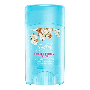 DESODORANTE EM GEL SECRET POWDER PROTECT COTTON 45G