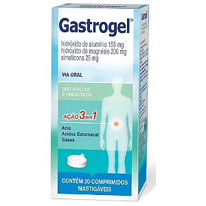 GASTROGEL 10CPR MASTIGAVEIS