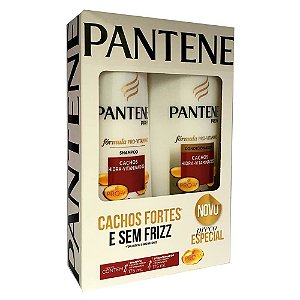 Kit Shampoo + Condicionador Pantene 175mL Cachos Vitaminados