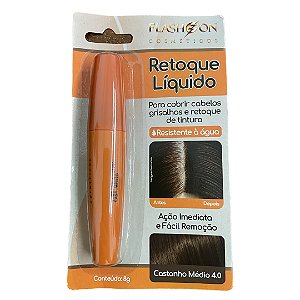 RETOQUE LIQUIDO FLASH ON 4.0 CASTANHO MEDIO  8G