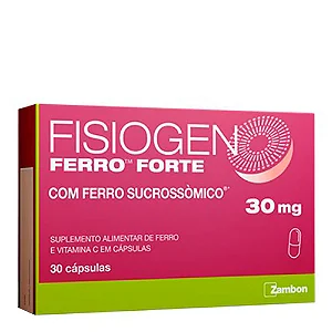 FISIOGEN FERRO FORTE 30MG 30CPS ZAMBON