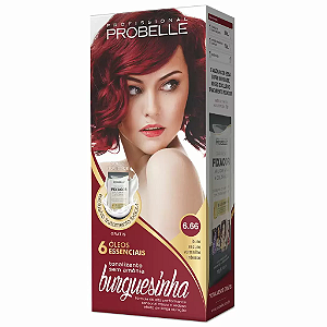 TINTURA PROBELLE BURGUESINHA 6.66 LOURO ESCURO VERMELHO INT