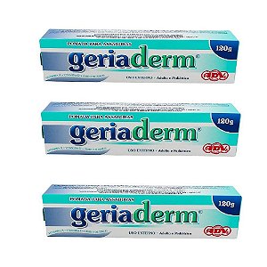 GERIADERM POMADA PARA ASSADURAS 120G ADV (KIT C/3)