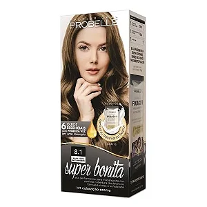TINTURA PROBELLE SUPER BONITA 8.1 LOURO CLARO ACINZENTADO