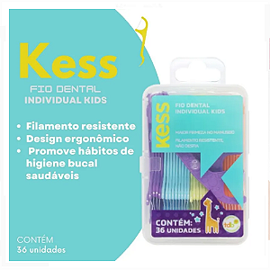 FIO DENTAL KESS FLOSSER   36UN KIDS