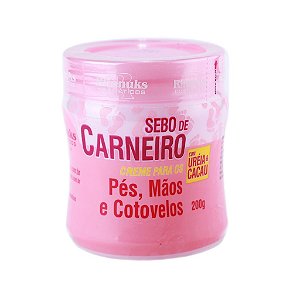 Creme pé mãos e cotovelo sebo de carneiro 200g Rhenuks