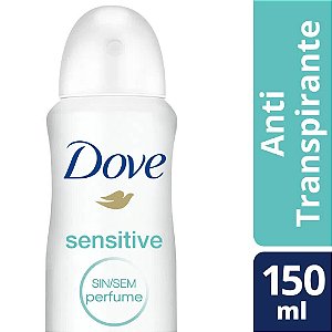 DESODORANTE DOVE AEROSOL SENSITIVE SEM PERFUME 89G/150ML