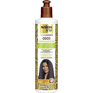 ATIVADOR DE CACHOS SALON LINE SOS CACHOS COCO 300ML