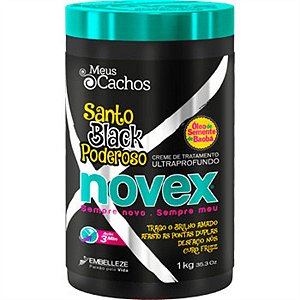 NOVEX CREME DE TRATAMENTO 1KG SANTO BLACK PODEROSO