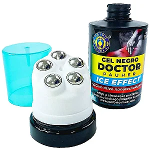 GEL NEGRO PARA MASSAGEM DOCTOR PAUHER C/ ESFERAS 120G