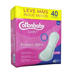 PROTETOR DIARIO COTTONBABY LADY 40UN
