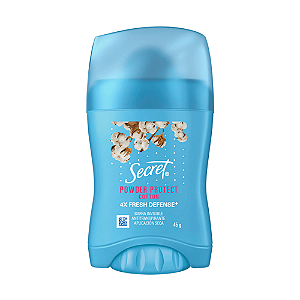 DESODORANTE EM BARRA SECRET POWDER PROTECT COTTON 45G