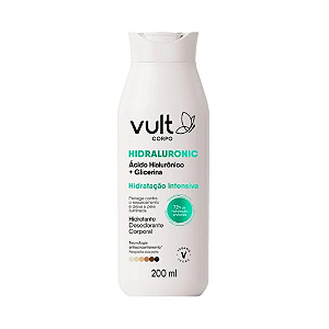 HIDRATANTE DESODORANTE CORPORAL VULT 200ML ÁCIDO HIALURONICO + GLICERINA