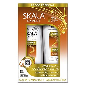 KIT SH + COND SKALA 325ML VIT C + COLAGENO