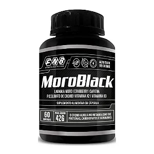 MOROBLACK FNB LARANJA MORO + 5 ATIVOS  60 CAPS