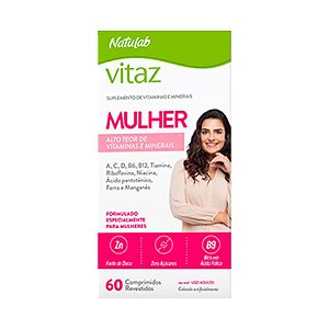 VITAZ MULHER 60 CAPSULAS NATULAB