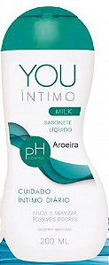 SABONETE LIQUIDO INTIMO YOU MILK AROEIRA 200ML