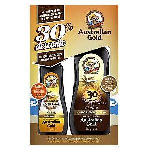 Kit  Australian Gold Spray Gel FPS30 125g+ Accelerator 237g