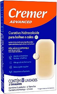 CURATIVO CREMER HIDROCOLOIDE CALOS E BOLHAS 8un