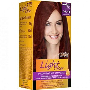 TINTURA LIGTH COLOR S/ AMONIA 66.46 VERMELHO CEREJA