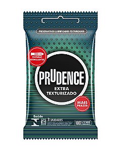 PRESERVATIVO PRUDENCE EXTRA TEXTURIZADO C/3 UNID