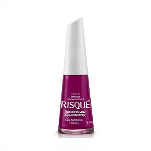 ESMALTE RISQUE LEO MANDOU FLORES 8ML